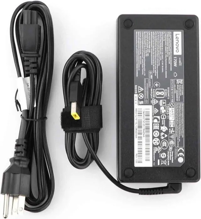 Alt view image 3 of 7 - Laptop Charger 170W watt Slim Square tip AC Power Adapter for Lenovo ThinkPad Legion Y700 Y7000 E700 E600 R720 Y900 Y920,W550,W541,W540,W530,T550,T520,Y530,Y70-70,P50,P51