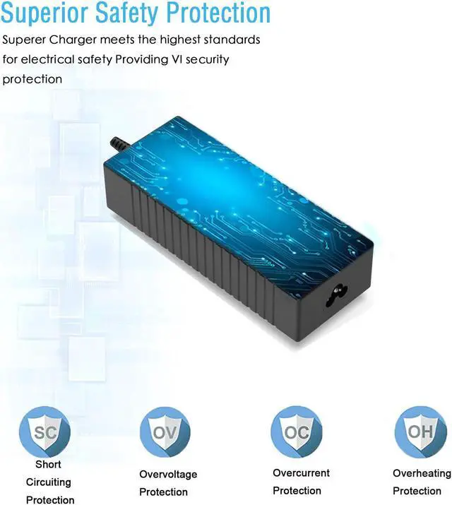 Alt view image 2 of 4 - 130W 90W AC Charger Fit for Dell OptiPlex 5080 7080 D14U001 D14U003 Inspiron 3280 3480 5400 5401 7501 7591 7590 7501 7790 AIO Vostro 7590 7500 XPS 7590 15 Canvas 27 Laptop Power Supply Adapter Cord