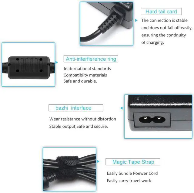 Alt view image 5 of 7 - New Ac Adapter Laptop Charger for Toshiba Satellite C50 C55 C55D C655 C675 C55DT C55T C75 C75D L645 L645D L655 L655D L675 L675D L745 L755 L755D fits PA3714U-1ACA PA-1650-01 PA-1900-24