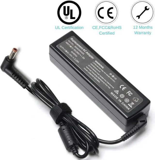 Alt view image 2 of 7 - 65W 20V 3.25A AC Adapter Charger for Lenovo IdeaPad G560 G580 Y410P Y500 B560 B570 B575 G570 G585 G780 N580 N585 N586 Y400 Y480 Y580 Z560 Z565 Z570 Z575 Z580 Z585 P400 P500 U310 U410 V570 M30-70