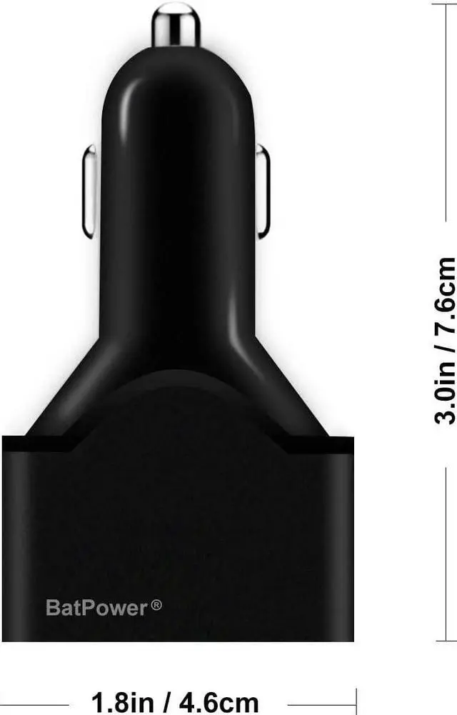 Alt view image 6 of 7 - BatPower CCD2 High Power Delivery 120W Laptop Car Charger Compatible with Dell Inspiron Latitude XPS Mini Precision Studio Vostro Laptop Notebook Vehicle Charger DC 12v-24v auto Adapter