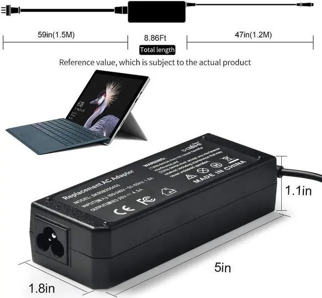 Alt view image 4 of 7 - 90W 20V 4.5A USB Adapter Charger fit Lenovo ThinkPad X1 Carbon 45N0237 344428U Ultrabook,Yoga 3rd 260 370,T440 T450,E431 E450 E540,L440 L540,X250 X240,G405 G500 G510 G700 6277-9QU AC Laptop Power Cord