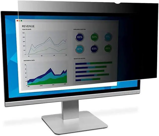 Main image of 3M Privacy Filter Screen for Monitors, 27" Widescreen (16: 9), PF270W9B