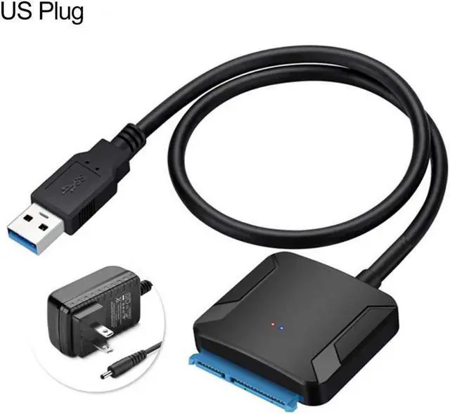 Main image of Ugthe Cable & HUB & Adapter UASP SATA to USB3.0 Adapter Converter Cable Compatible with 2.5/3.5 inch HDD SSD Hard Disk - US Plug