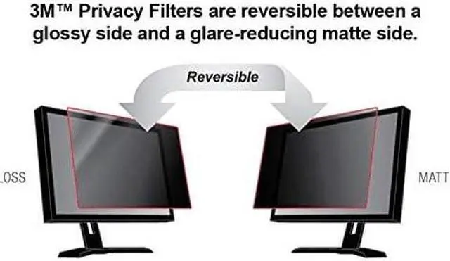 Alt view image 4 of 5 - 3M Privacy Filter Screen for Monitors, 27" Widescreen (16: 9), PF270W9B