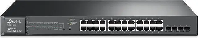 Alt view image 11 of 18 - TP-LINK T1600G-28PS 24Port Gigabit Smart PoE Switc