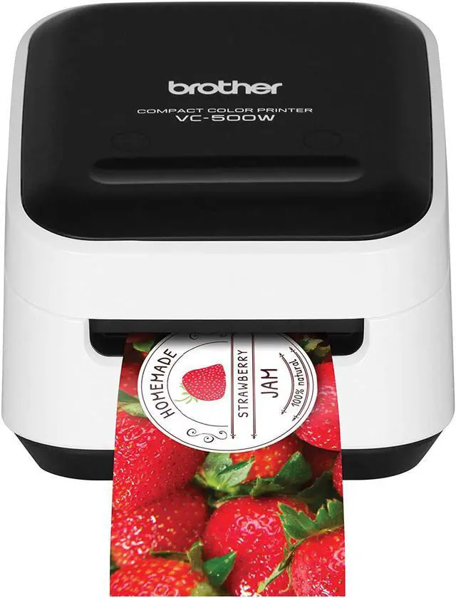 Alt view image 4 of 20 - Brother VC500W Wireless Compact Color Label & Photo Printer