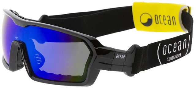 Main image of OCEAN Sunglasses CHAMELEON Black Shiny - Blue