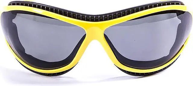 Main image of Sunglasses OCEAN TIERRA DE FUEGO Women Men Unisex Water Sports Kiteboarding Surf Polarized Full Frame Goggle & Rectangle (Yellow / Smoke)