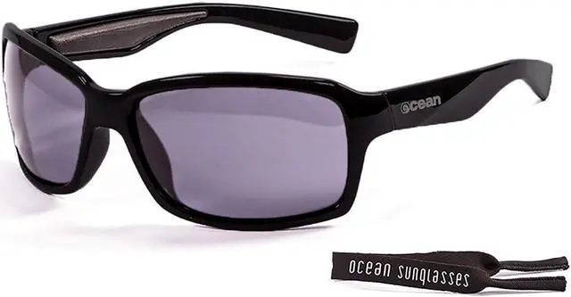 Main image of OCEAN Sunglasses VENEZIA Polarized Mate black with Smoke lens
