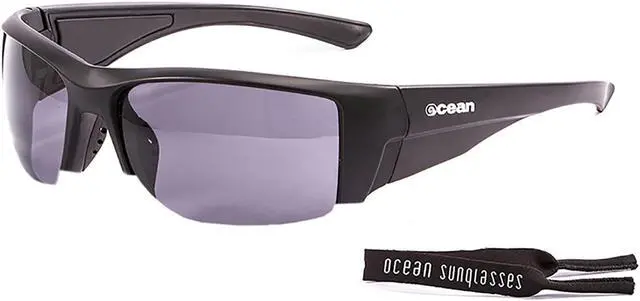 Main image of OCEAN Sunglasses GUADALUPE Polarized Matte black with Smoke lens