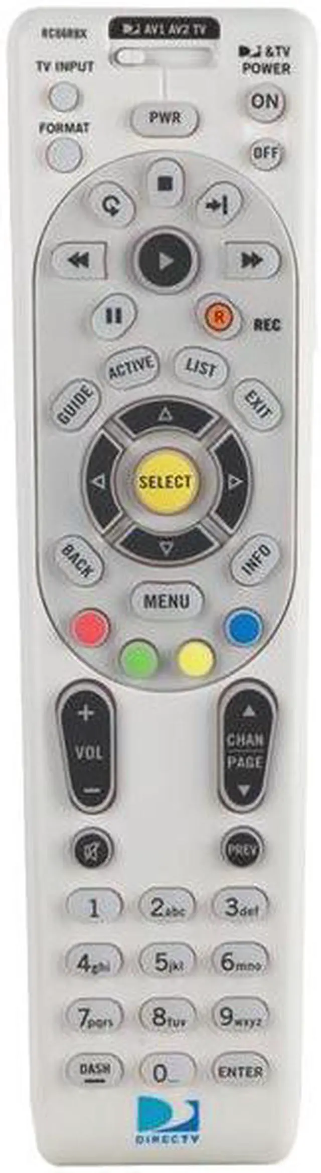 Main image of DIRECTV RC66 4-Device Universal Remote