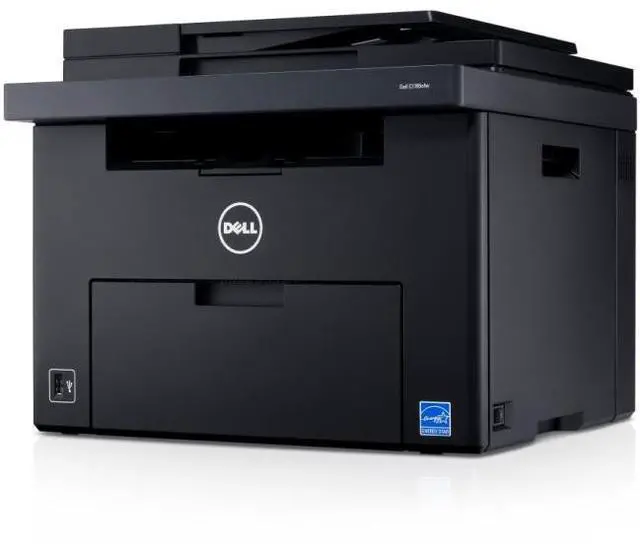 Alt view image 2 of 7 - Dell C1765NFW LED Multifunction Printer - Color - Plain Paper Print - Desktop 48FD1