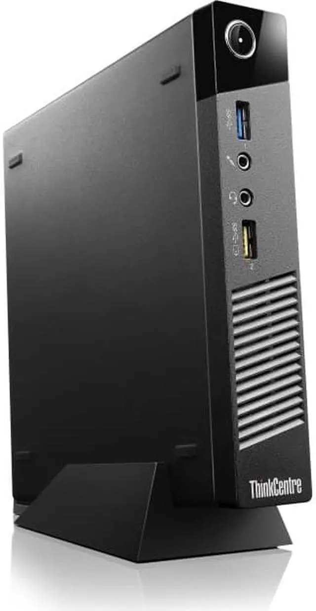 Alt view image 2 of 2 - ThinkCentre M83 (10E9000PUS) Desktop PC - Intel Core i3-4130T 2.9 GHz, 4 GB DDR3L 1600, 500 GB SATA 7200 RPM, Windows 8.1 Pro Downgradable to Windows 7 Professional 64-Bit
