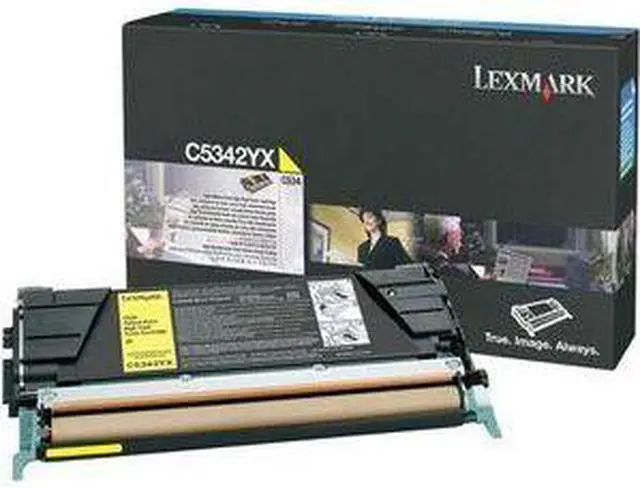 Alt view image 4 of 9 - LEXMARK C5342YX Extra High Yield Toner Cartridge Yellow