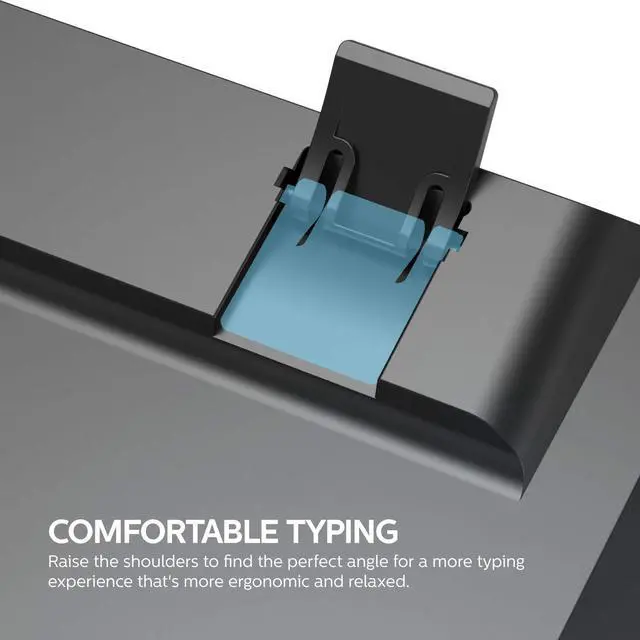 Alt view image 2 of 4 - PHILIPS Compact Wired Keyboard | Ultra-Slim Low-Profile Chiclet PC Keyboard | Quiet & Illuminated with Anti-Aliasing, N-Key Rollover, Win-Lock (SPK8264)