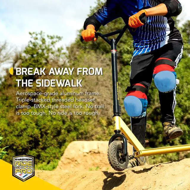 Alt view image 5 of 6 - KR1 All-Terrain Dirt Kick Scooter Trail-ready Off-road Scooter forTteens and Adults