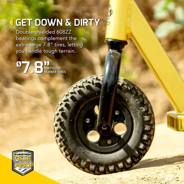 Alt view image 4 of 6 - KR1 All-Terrain Dirt Kick Scooter Trail-ready Off-road Scooter forTteens and Adults