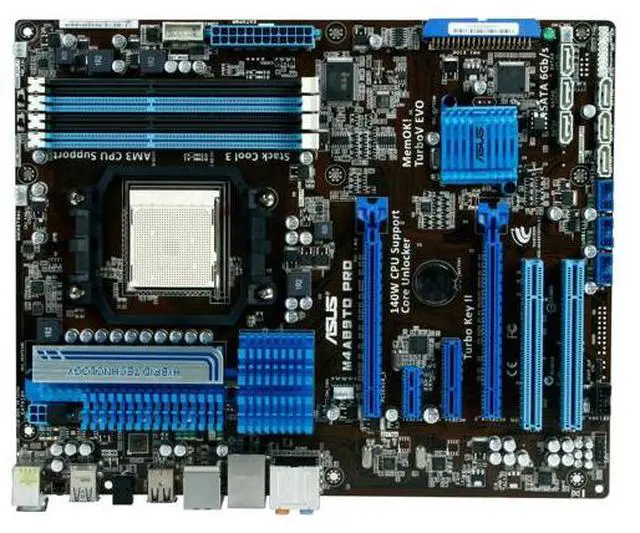Alt view image 3 of 4 - ASUS M4A89TD PRO AM3 AMD 890FX SATA 6Gb/s ATX AMD Motherboard - I/O Shield and Other Accessories NOT Included