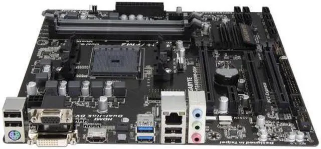 Alt view image 2 of 10 - GIGABYTE GA-F2A88XM-D3H FM2+ / FM2 AMD A88X (Bolton D4) SATA 6Gb/s USB 3.0 HDMI Micro ATX AMD Motherboard