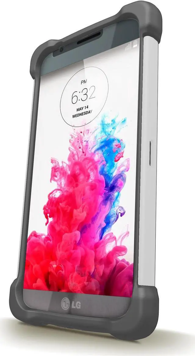 Alt view image 8 of 13 - BALLISTIC Tough Jacket Maxx Case with Holster for LG G3 - Grey, White