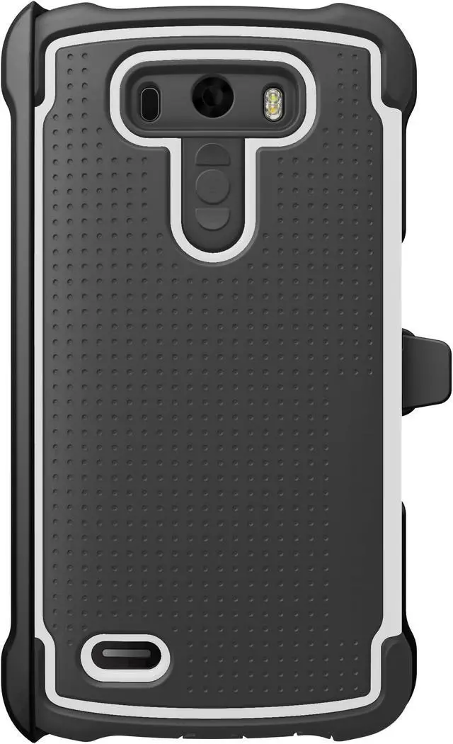 Alt view image 4 of 13 - BALLISTIC Tough Jacket Maxx Case with Holster for LG G3 - Grey, White