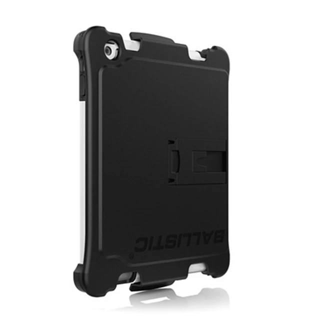 Alt view image 5 of 9 - Apple iPad 2, iPad 3, iPad 4th GEN Black/White Ballistic Tough Jacket Case