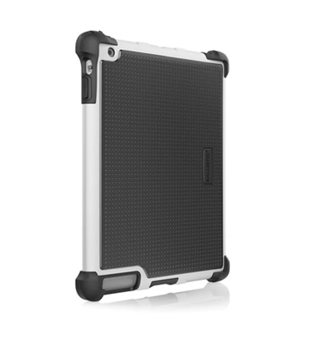 Alt view image 3 of 9 - Apple iPad 2, iPad 3, iPad 4th GEN Black/White Ballistic Tough Jacket Case