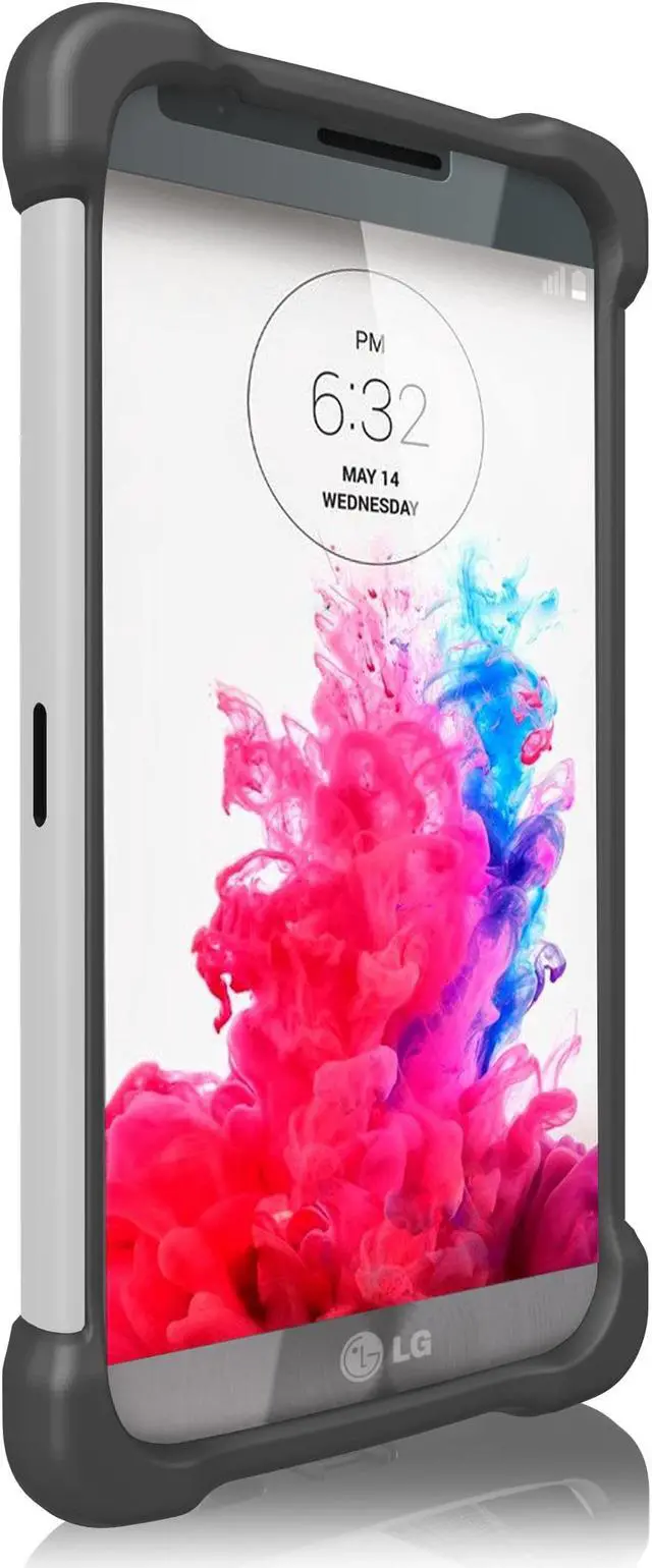 Alt view image 7 of 13 - BALLISTIC Tough Jacket Maxx Case with Holster for LG G3 - Grey, White