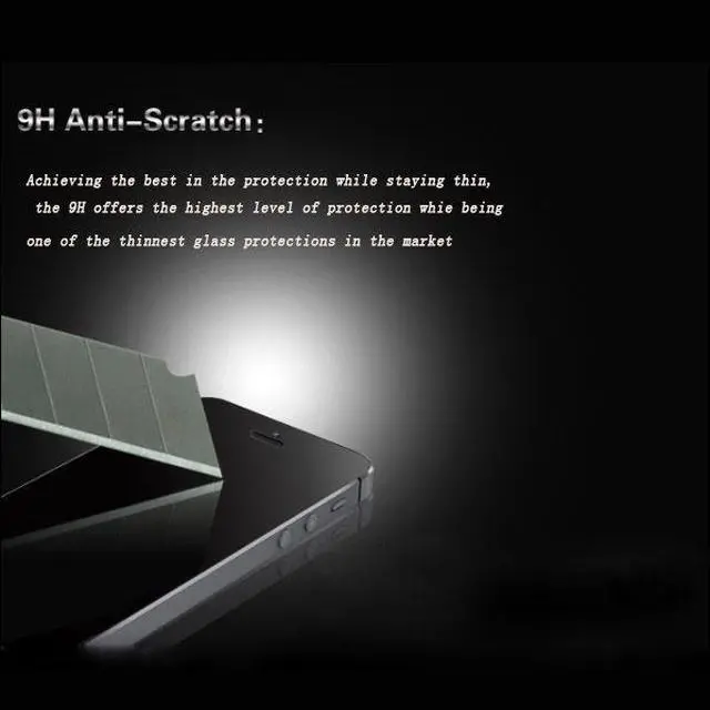 Alt view image 3 of 5 - HD tempered glass screen guard for samsung galaxy S4