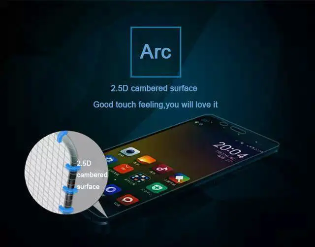 Alt view image 3 of 7 - Anti-scratch HD tempered glass smart touch screen protector for Samsung A3