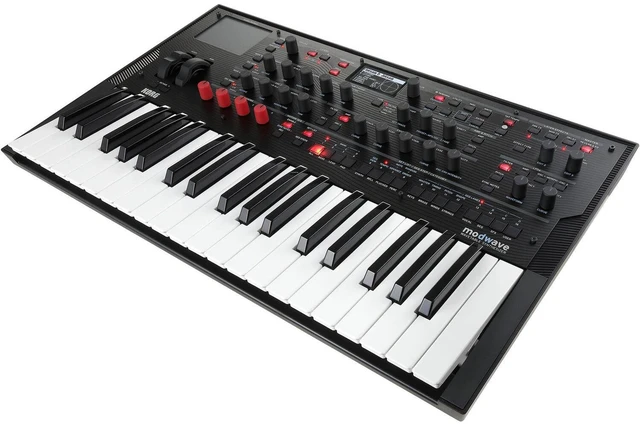 Alt view image 4 of 7 - Korg Modwave Wavetable Synthesizer, Nektar NP-X, (2) 1/4 Cables, (2) Midi Cables, Tascam TH02 Bundle