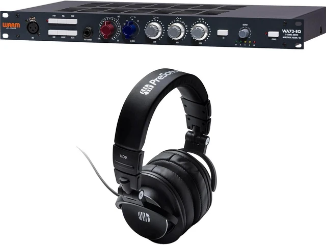 Main image of Warm Audio WA73-EQ Microphone Preamp, Presonus HD9 Headphones Bundle