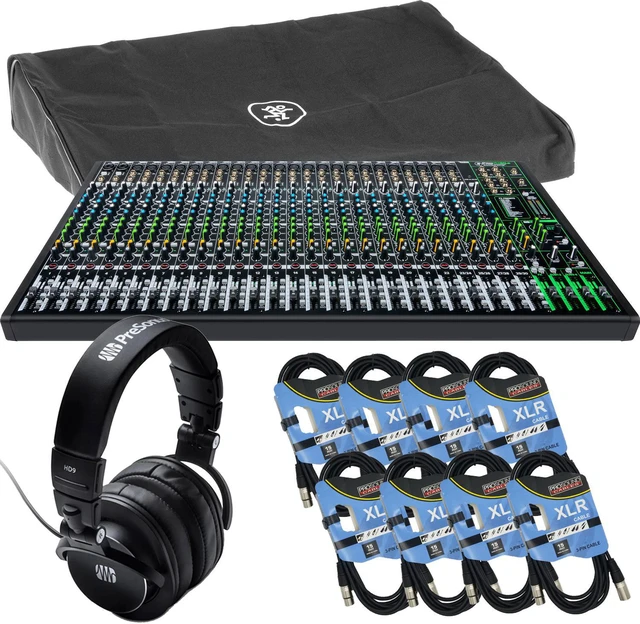Main image of Mackie ProFX30v3 30-channel, Mackie Dust Cover, (8) XLR Cables, Presonus HD9 Bundle