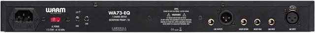 Alt view image 14 of 15 - Warm Audio WA73-EQ Single-Channel Microphone Preamplifier and Equalizer