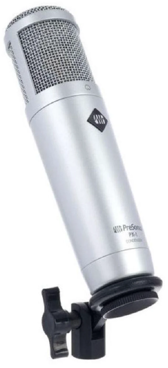 Alt view image 3 of 7 - PreSonus PX-1 Large-Diaphragm Condenser, Pop Filter, XLR Cable Bundle