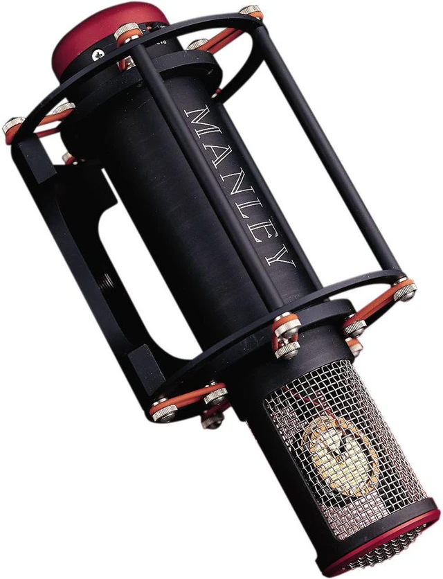 Alt view image 2 of 7 - Manley Reference Cardioid LD Tube Condenser Mic, AxcessAbles MB-W, POP Filter, ErnieBall XLR Cable, AT ATH-M50X Bundle