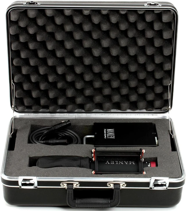 Alt view image 3 of 7 - Manley Reference Cardioid LD Tube Condenser Mic, AxcessAbles MB-W, POP Filter, ErnieBall XLR Cable, AT ATH-M50X Bundle