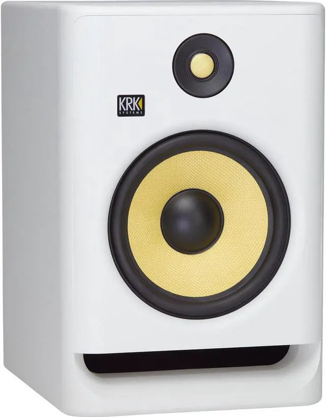 Alt view image 4 of 12 - KRK ROKIT 8 G4 8" Powered White Noise Studio Monitor #RP8G4WN-NA