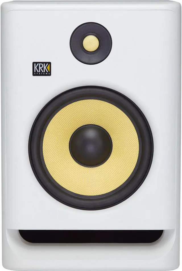 Alt view image 3 of 12 - KRK ROKIT 8 G4 8" Powered White Noise Studio Monitor #RP8G4WN-NA