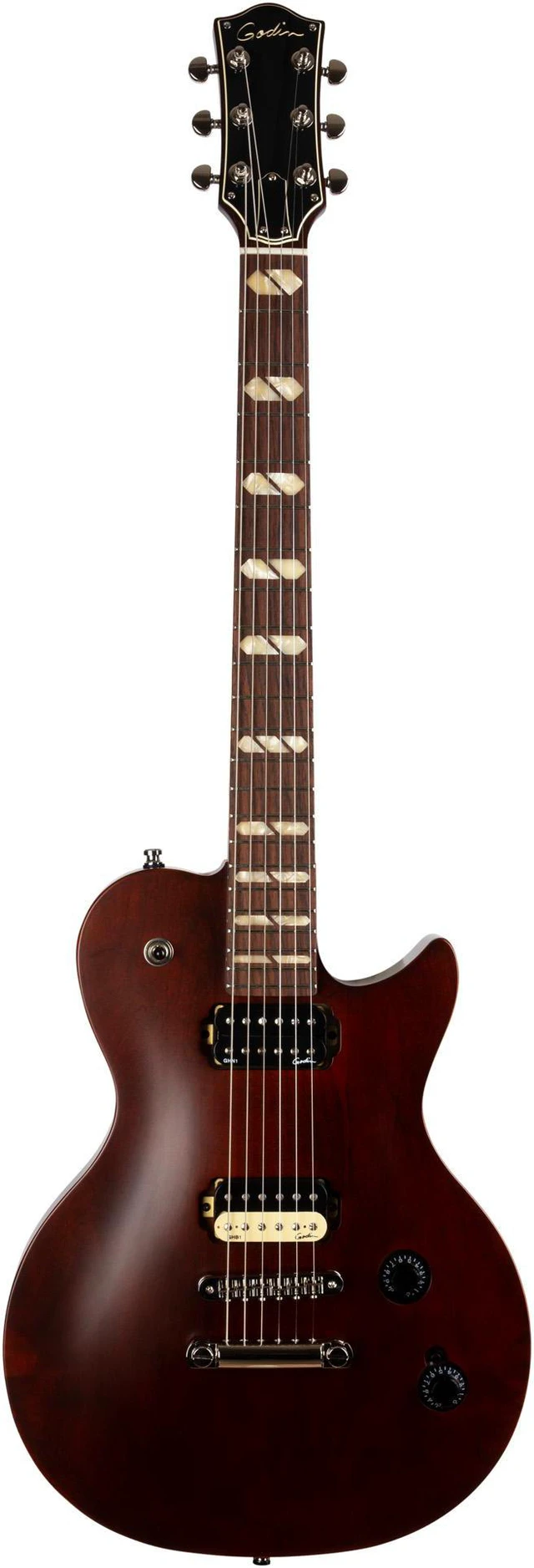 Alt view image 2 of 7 - Godin (050482) Summit Classic HT - Havana Brown, Zoom G1X Pedal, (2) ErnieBall Cables Bundle