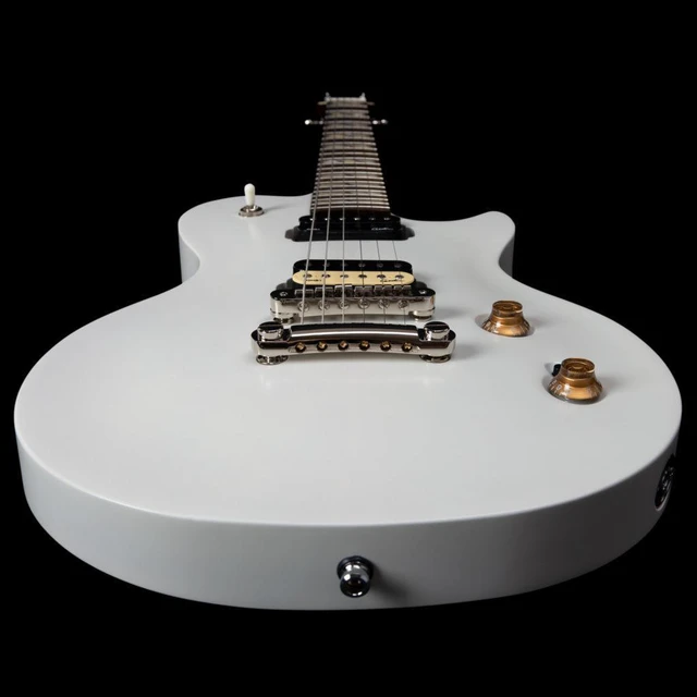 Alt view image 7 of 7 - Godin (050475) Summit Electric Guitar - Trans White, Gator GFW-GTR-1000 Stand, Gator GFW-GTR-SEAT, ErnieBall Cable Bundle