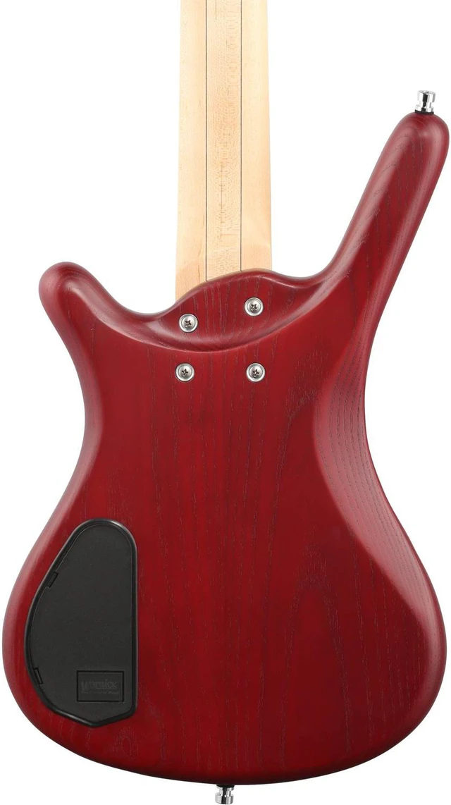 Alt view image 6 of 7 - Warwick Rockbass Corvette $$ 5-String Bass, Burgundy Red Transparent Satin