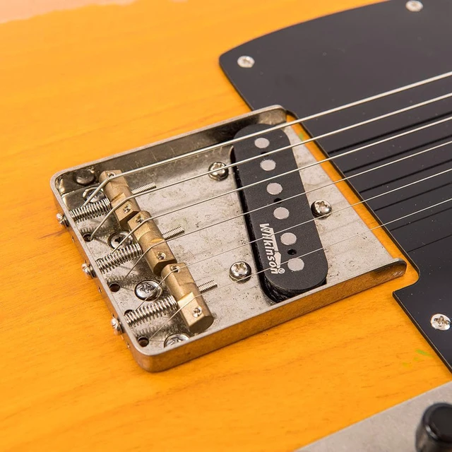 Alt view image 5 of 7 - Vintage V52 ICON Electric Guitar Distressed Butterscotch, Gator GFW-GTR-1000 Stand, ErnieBall Cable Bundle