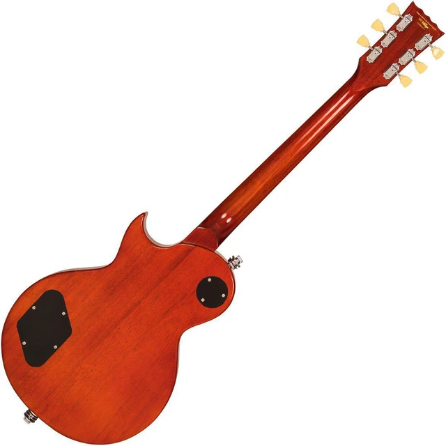 Alt view image 3 of 7 - Vintage V100AFD ReIssued Electric Guitar Flamed Amber, KLIQ TinyTune, ErnieBall Cable Bundle