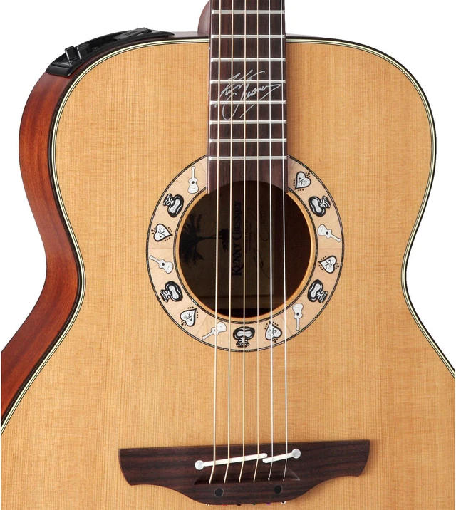 Alt view image 4 of 7 - Takamine KC70 Kenny Chesney Signature Acoustic-Electric Guitar - Natural