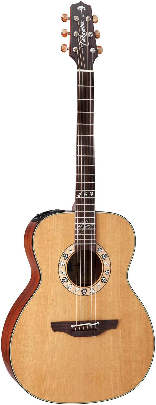 Alt view image 2 of 7 - Takamine KC70 Kenny Chesney Signature Acoustic-Electric Guitar - Natural