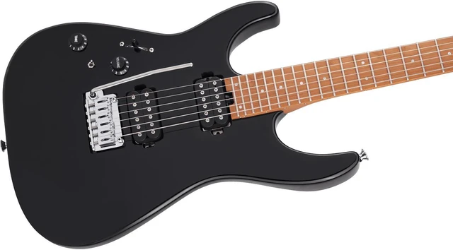 Alt view image 4 of 7 - Charvel Pro-Mod DK24 HH 2PT CM LH (Gloss Black), Gator GFW-GTR-1000 Stand, Gator GFW-GTR-SEAT, ErnieBall Cable Bundle