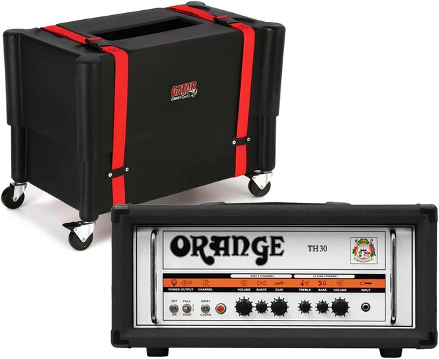 Main image of Orange TH30H 30-watt 2-channel Tube Head (Black), Gator G-ROTO-112 Case Bundle