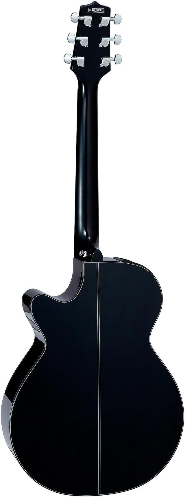 Alt view image 3 of 7 - Takamine GF30CE Cutaway Acoustic-Electric Guitar - Black
